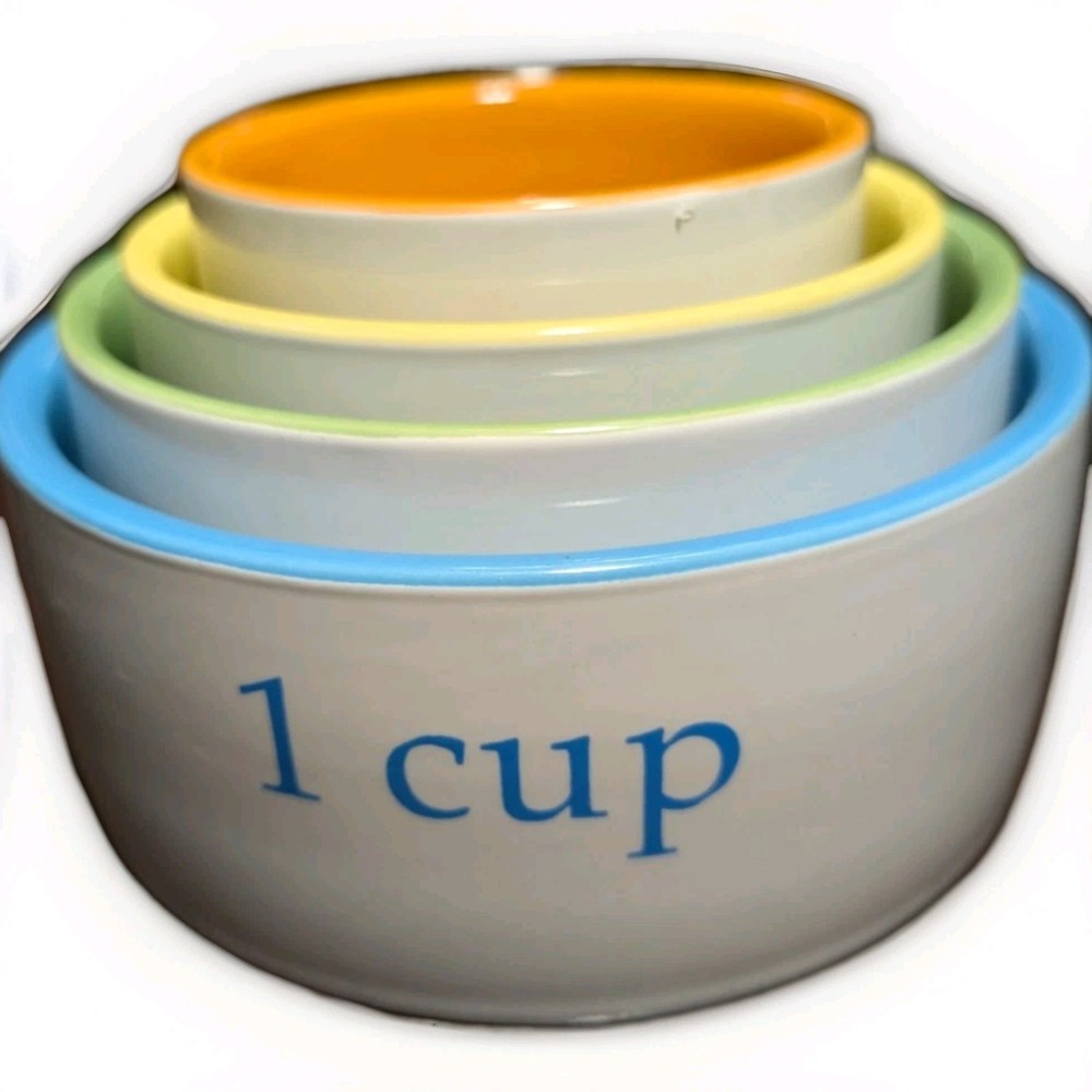 Pier 1 Round Nesting Measuring Cups New