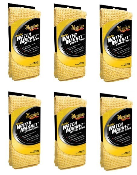 Meguiars Water Magnet Microfiber Drying Towel #X2000 (6 Pack)
