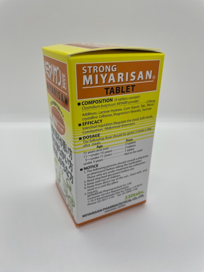 STRONG MIYARISAN 330-Tablet clostridium butyricum