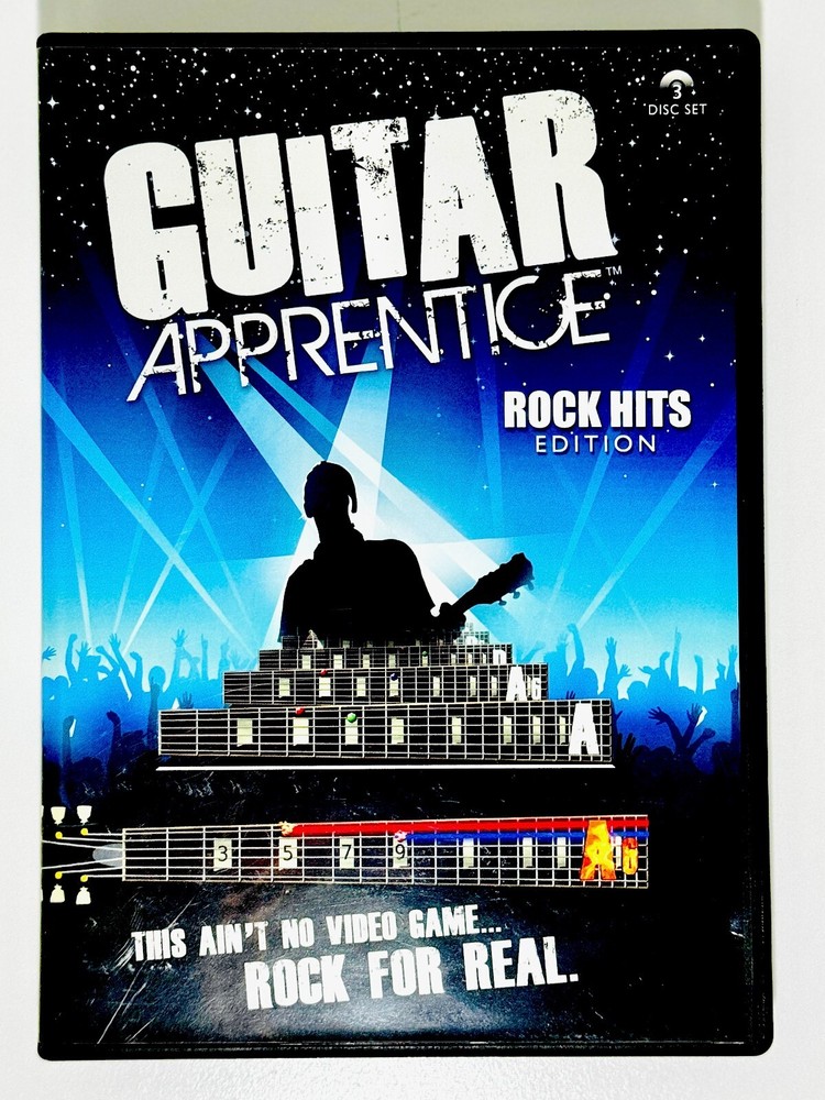 Guitar Apprentice - Rock Hits - 3 DVDs
