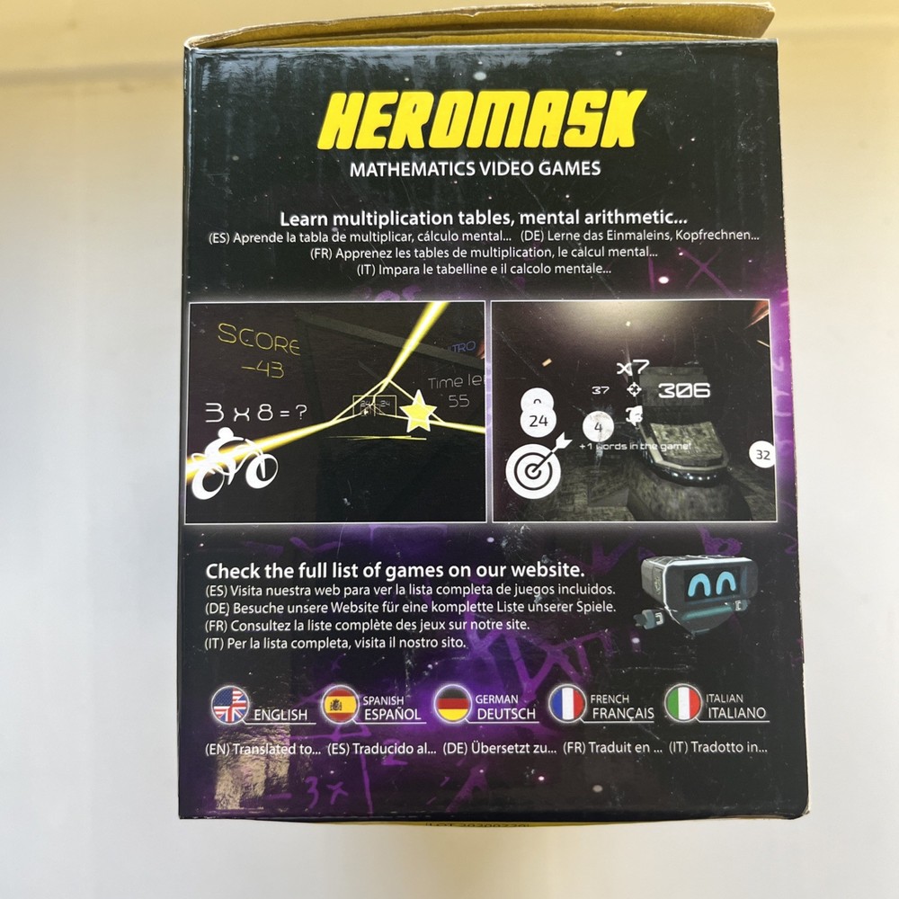 Heromask Mathematics VR Headset Video Games