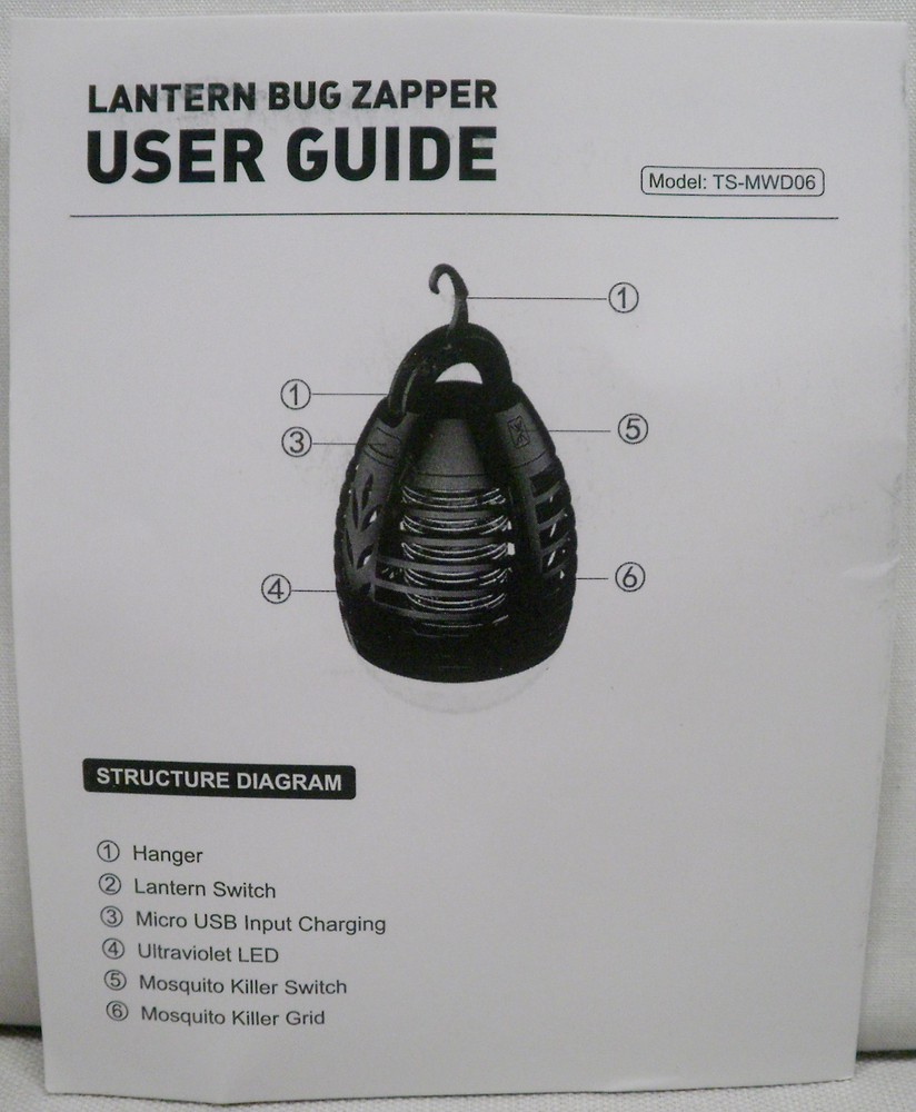 Hanging Mosquito Killer Lantern USB Charging Rainproof