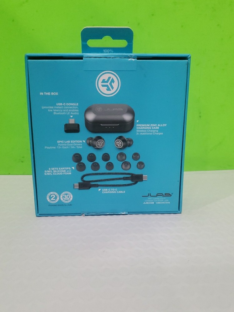 JLab - Epic Lab Edition True Wireless Earbuds OPEN BOX