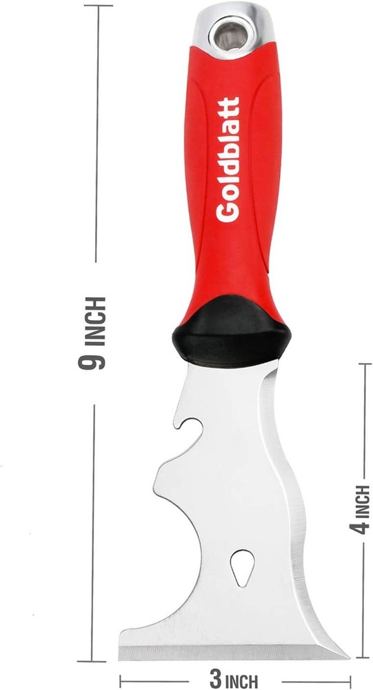Paint Scraper 9-in-1 Stainless Steel Putty Knife multi-function scraper tool