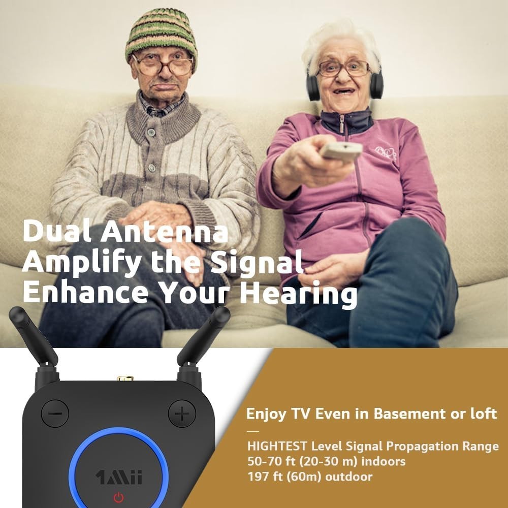 Bluetooth 5.3 Transmitter for TV - Wireless Audio Adapter