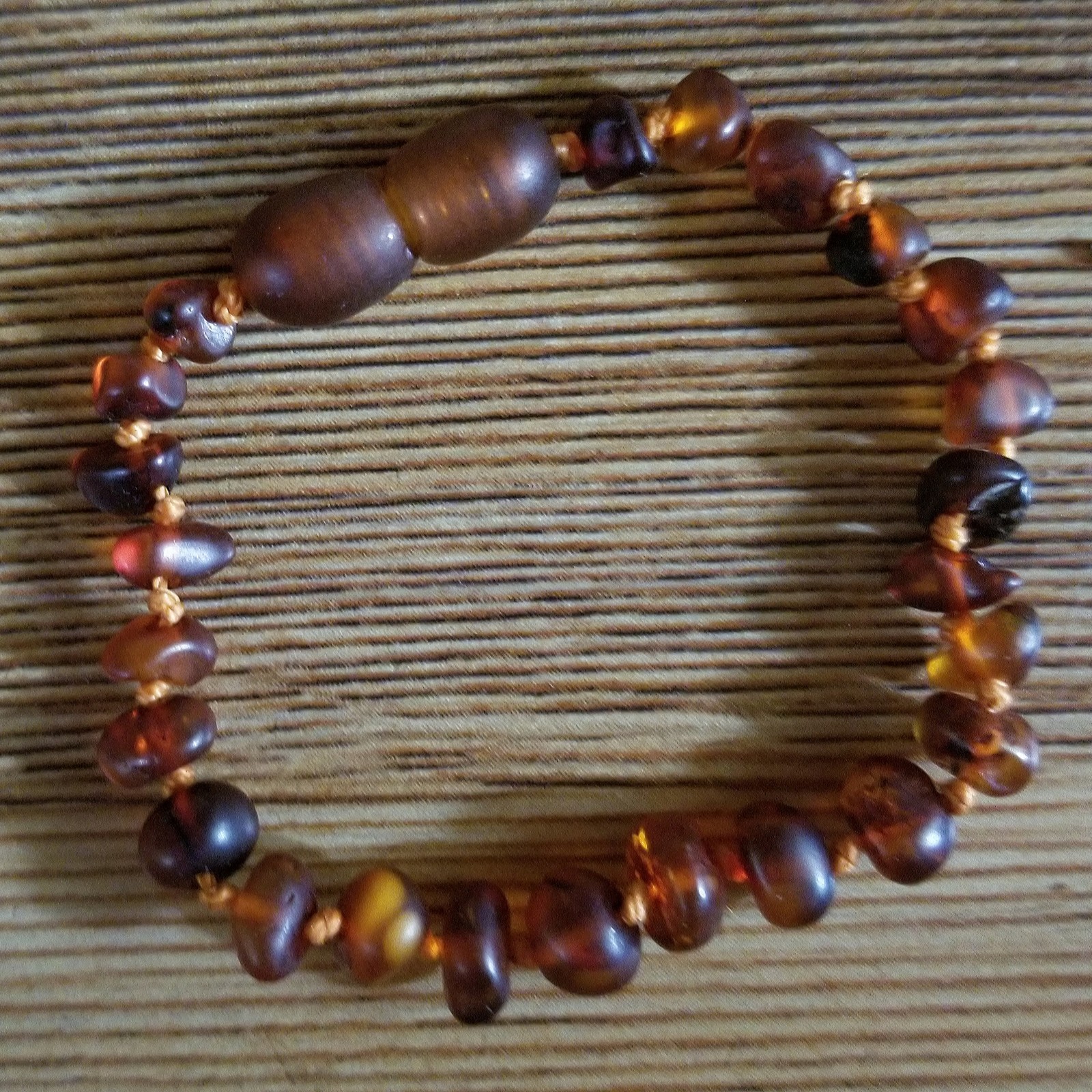 Puramber Genuine Baltic Origin Amber Necklace 12.5" and 5.5" Bracelet. New