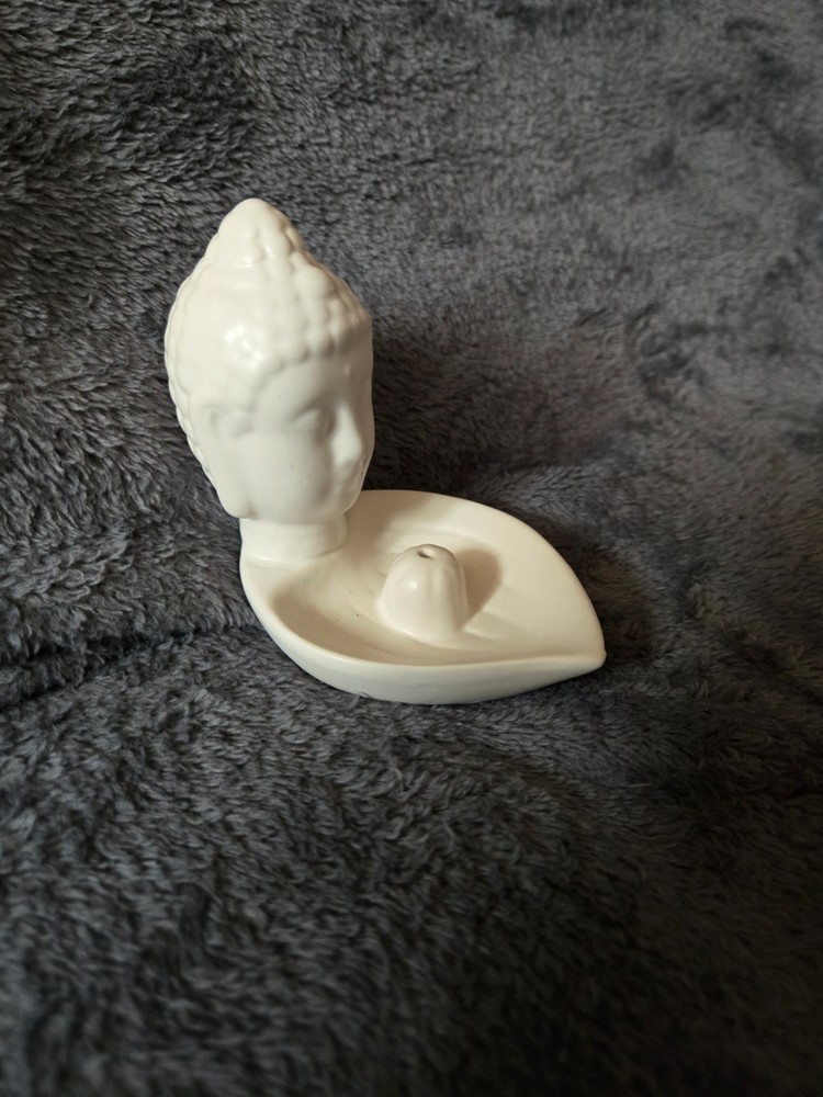 small ceramic Buddha inscent burner