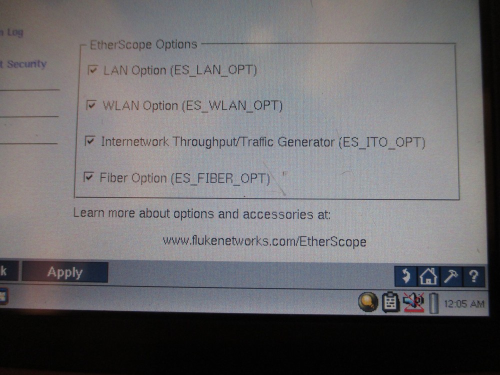 Fluke Networks EtherScope Series II Network Assistant Cable Tester Analyzer bare
