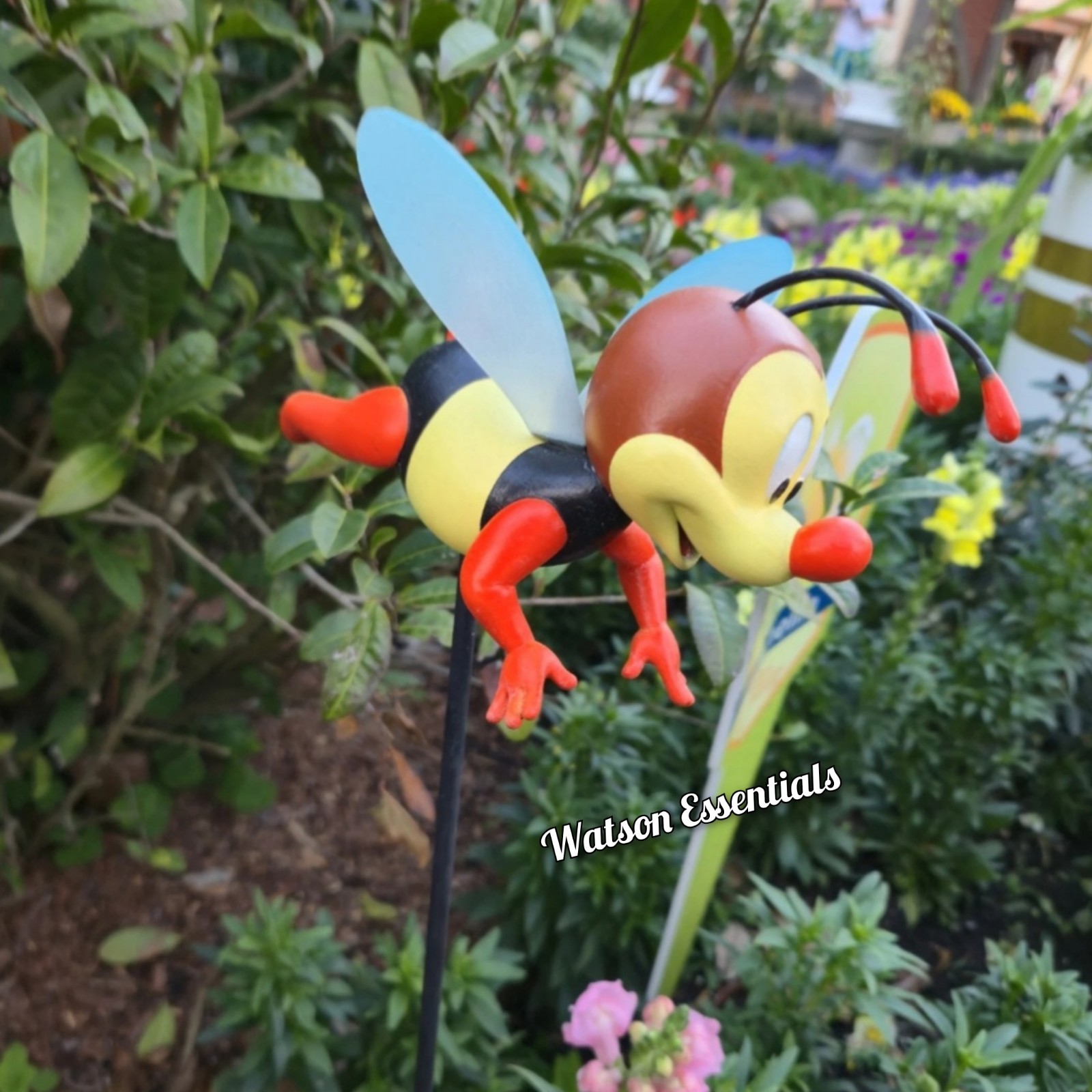 2026 Disney Parks Epcot Flower Garden Festival Spike The Bee Garden Stake Decor