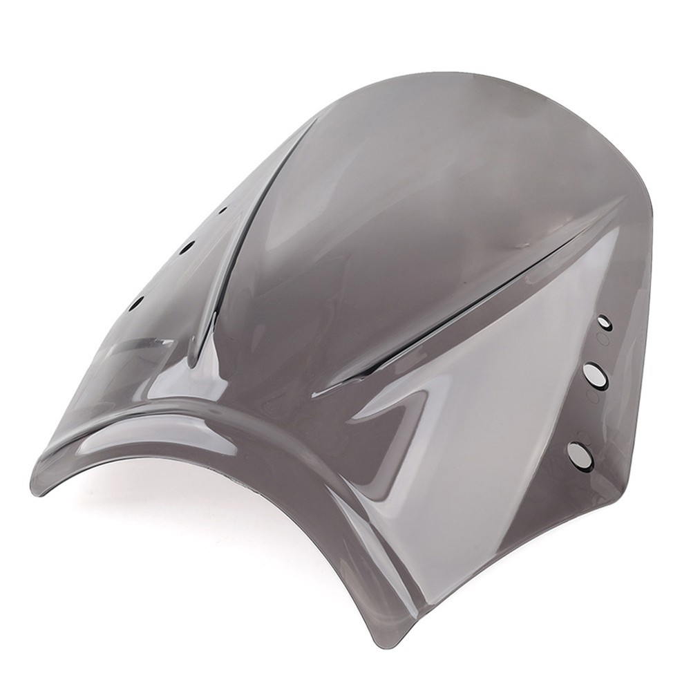 Universal Motorcycle Windscreen Windscreen Deflector Wind Shield Grey
