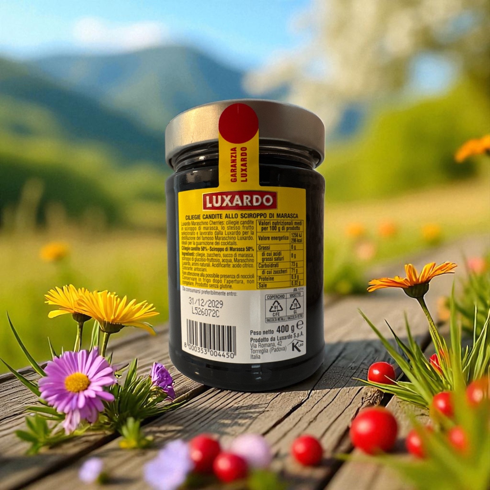 Luxardo The Original Maraschino Cherries 400g ( 14.1 oz ) Made in/From Italy