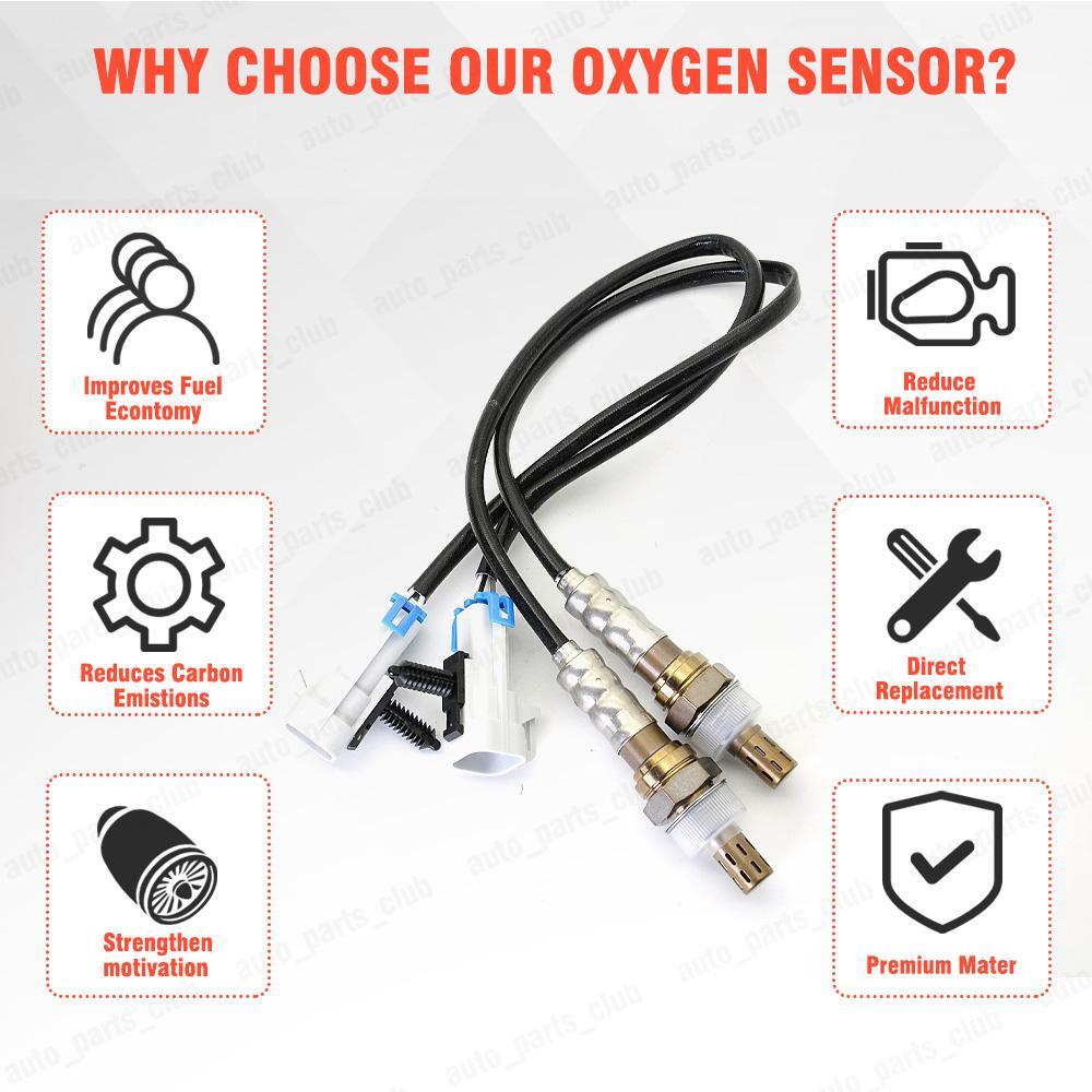 Set 4 Upstream&Downstream O2 Oxygen Sensor For Chevy Silverado GMC Sierra Yukon