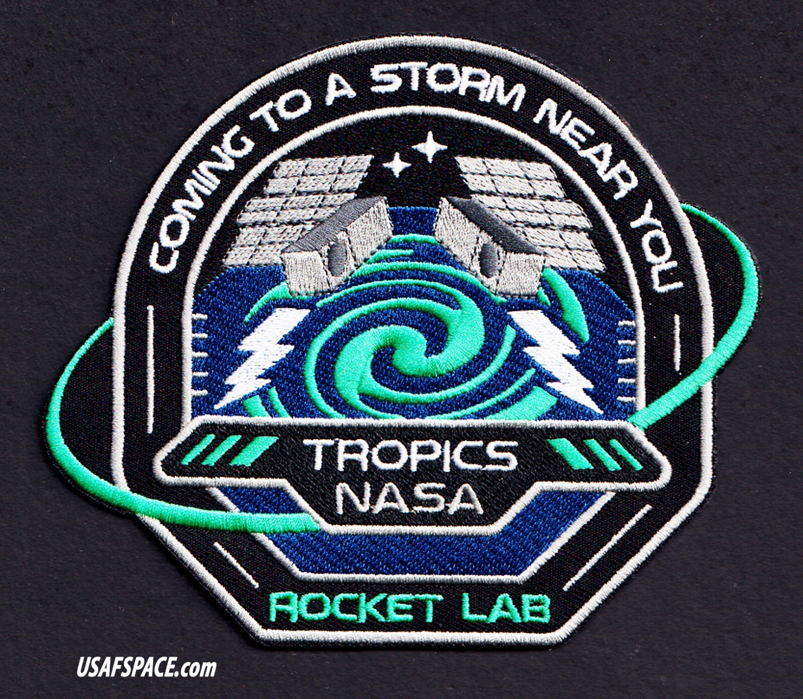 ROCKET LAB 37-TROPICS-Coming To A Storm Near You-ELECTRON-NASA GSFC SPACE PATCH