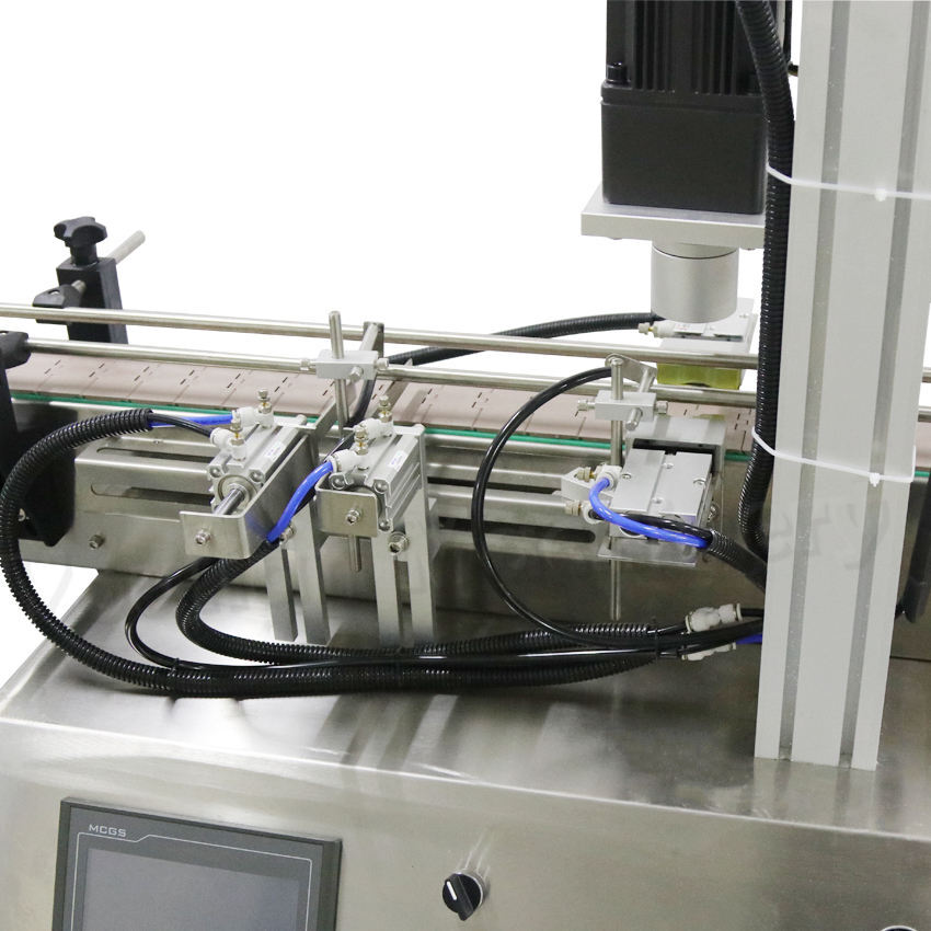Automatic Desktop Pneumatic Spray Pump Capping Machine Screw Bottle Capper