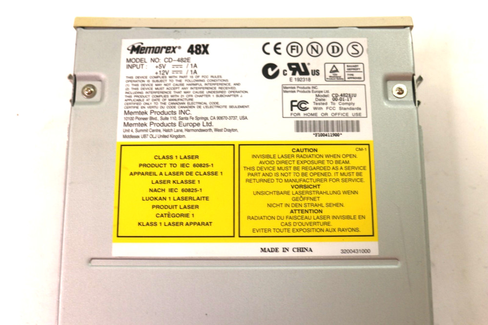 Memorex 48X CD-Rom CD-482E