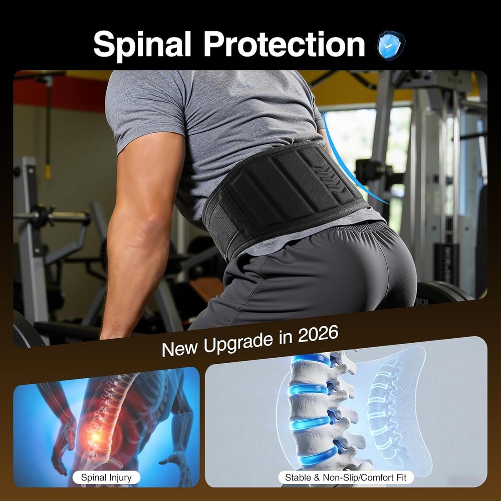 Self Locking Multi Attachment Dip Belt for Weight Lifting