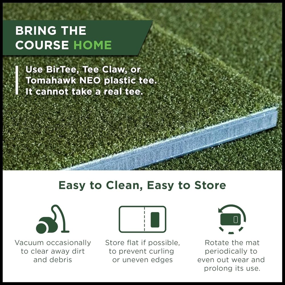 SIGPRO Hitting Strips - Professional-Grade, Replaceable Golf Hitting Mat - Re...