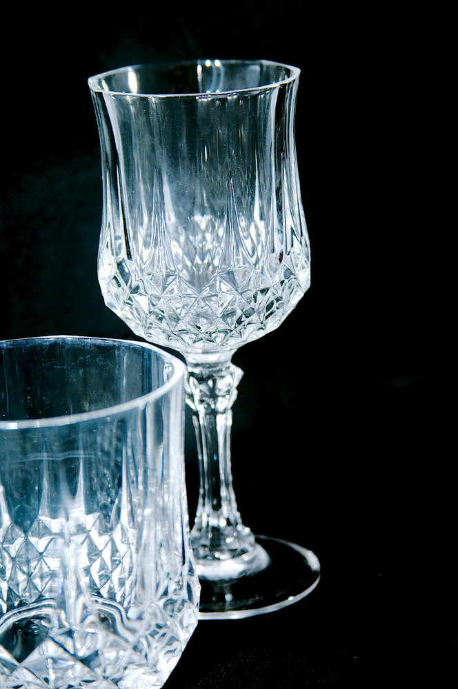 Cristal D'Arques Longchamp (clear) 5 Piece Place Setting (EUC)