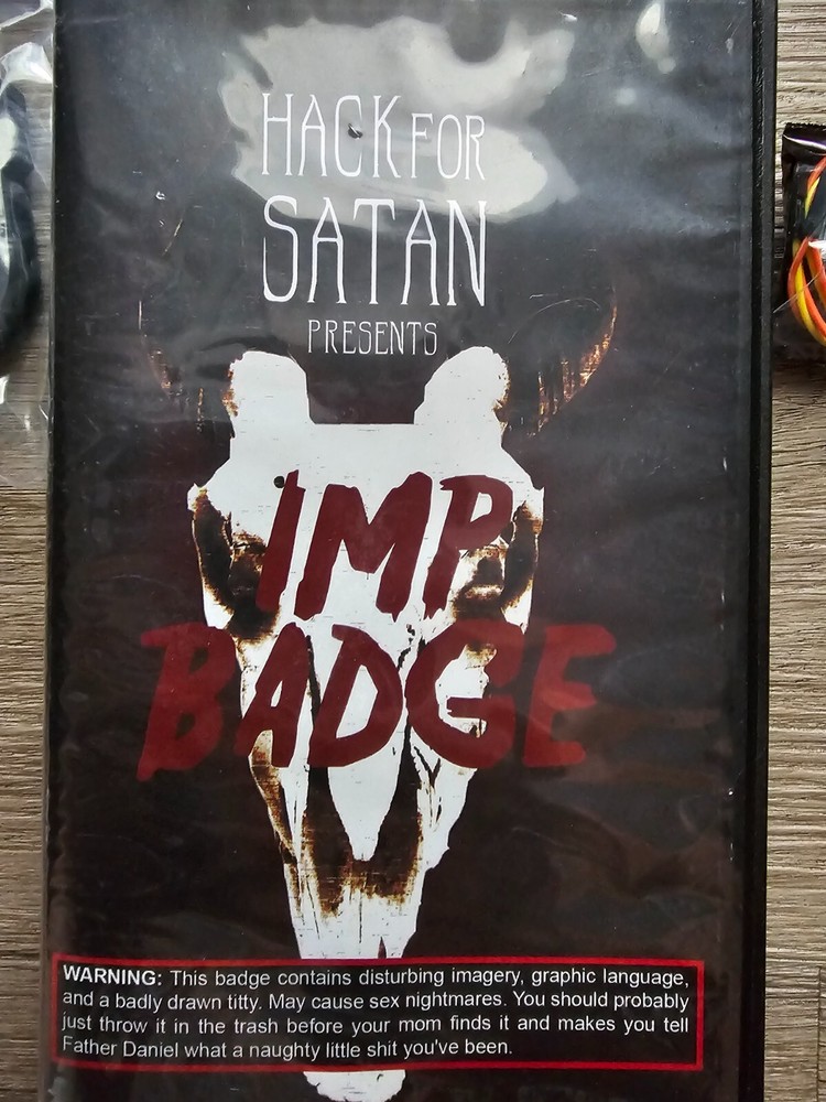 Hack For Satan Imp DEFCON 2018 Badge