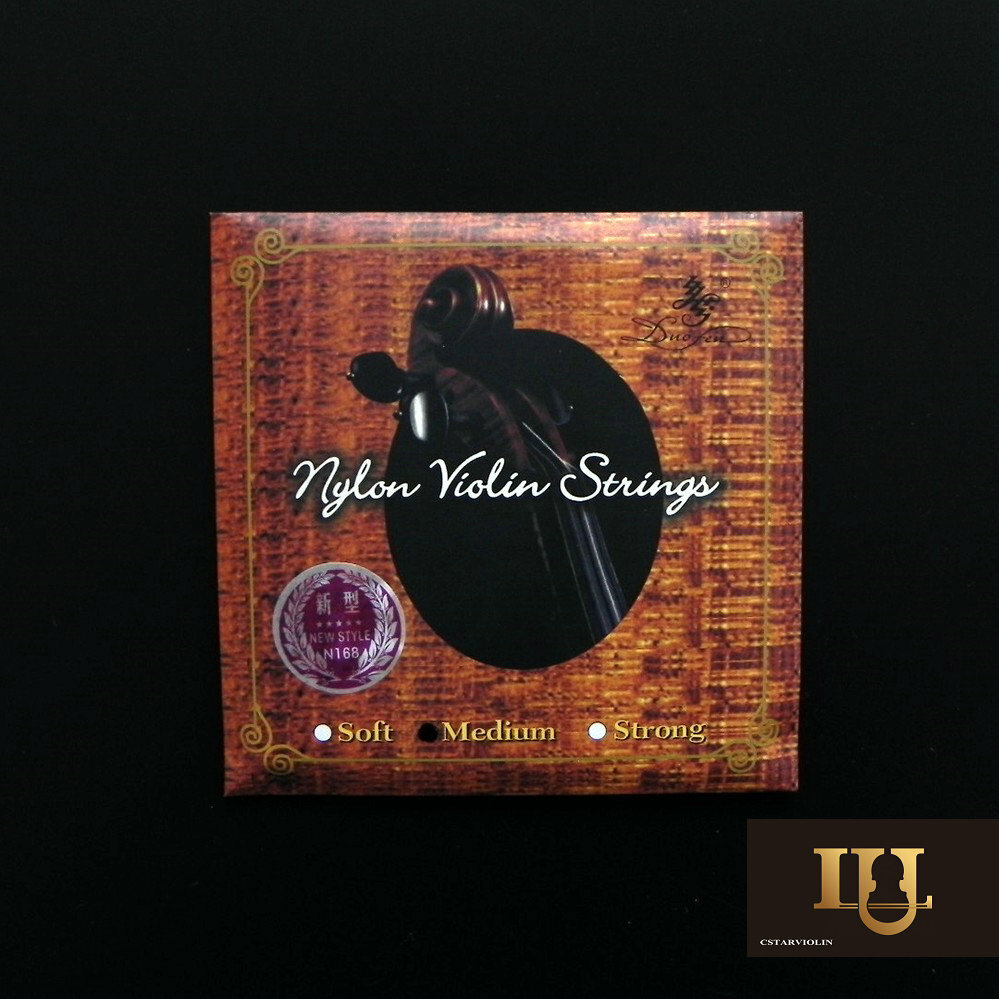Violin Duofen Nylon Strings 2 Sets 4/4 Size- Medium Gauge