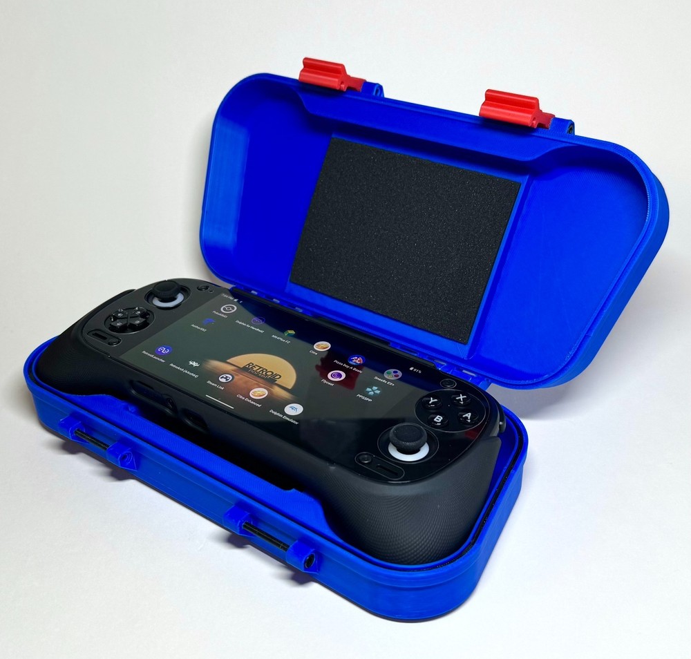 Custom Case for Retroid Pocket 6 & Official Grip: Protective RP6 Console Storage