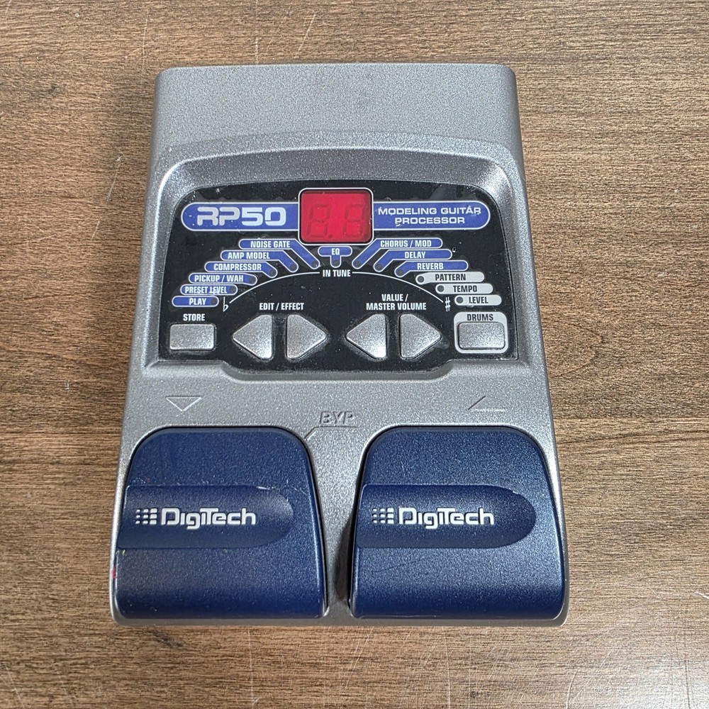 DigiTech RP50V Digital Modeling Guitar Multi-Effects Pedal Delay