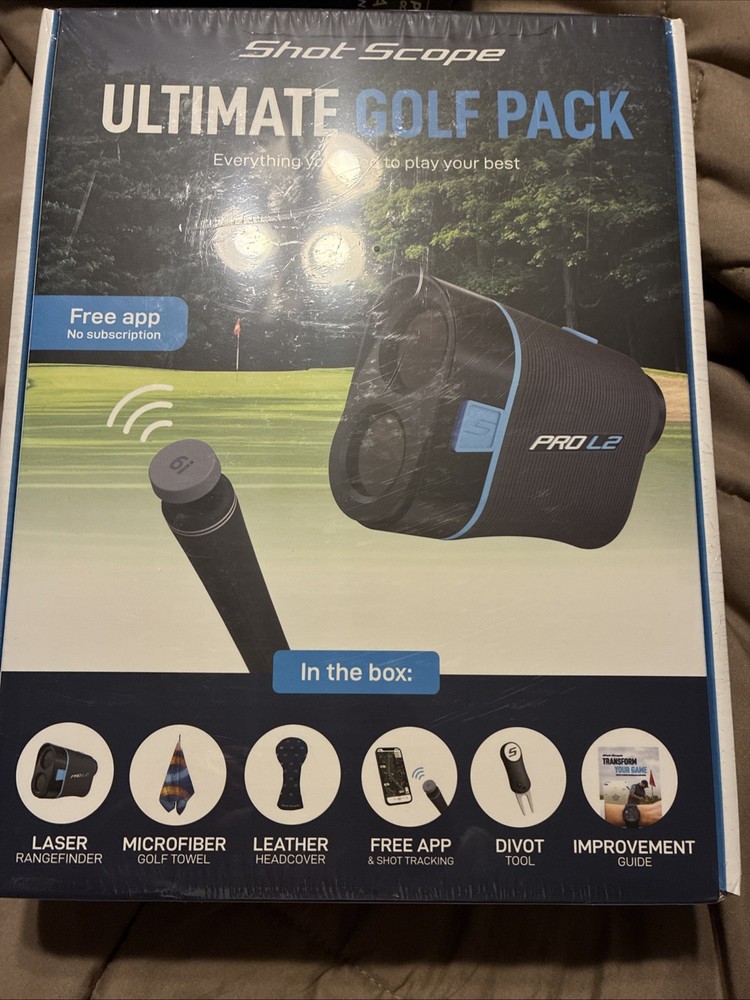 Shot Scope Ultimate Golf Pack Everything You Need In Box