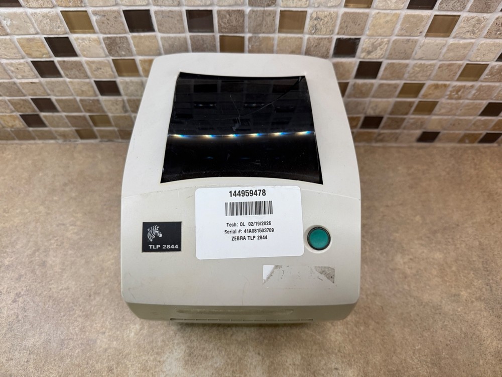 ZEBRA TLP-2844 Barcode and Label Thermal Printer
