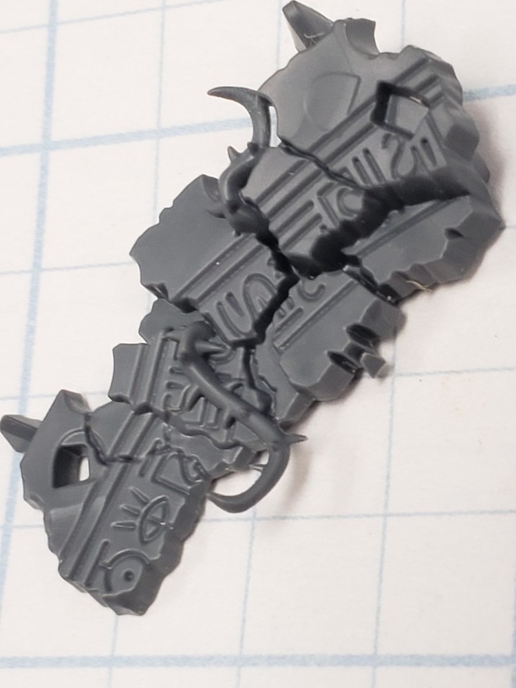 Warhammer 40k Drukhari Bits Archon Commander Rubble Terrain Base #23