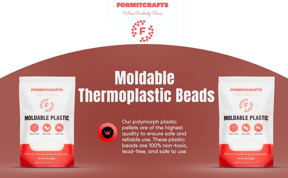 Thermoplastic Polymorph Beads Moldable For Crafts 1 Pound