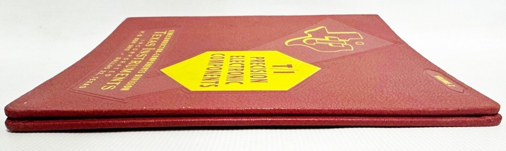 Vintage Texas Instruments, Inc. 3 Ring Binder - Used