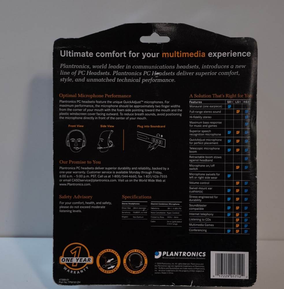 Plantronics Wired headset