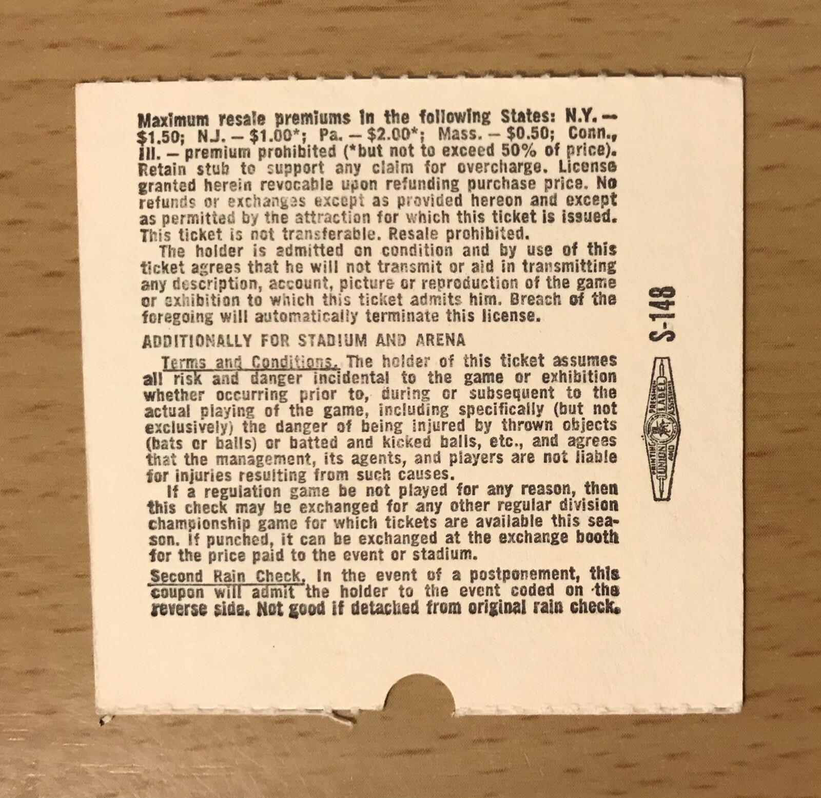 1970 THE DOORS ROADHOUSE BLUES TOUR CHICAGO FEB 15 2ND SHOW CONCERT TICKET STUB