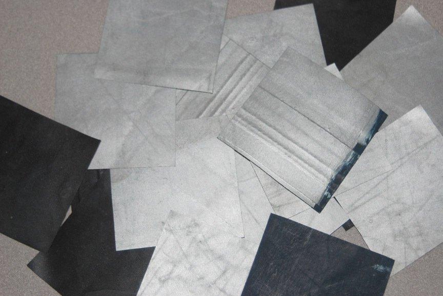 Skin Envelope Fabric from Goodyear Zeppelin Blimp (Mayflower) Akron Ohio 3"x3"