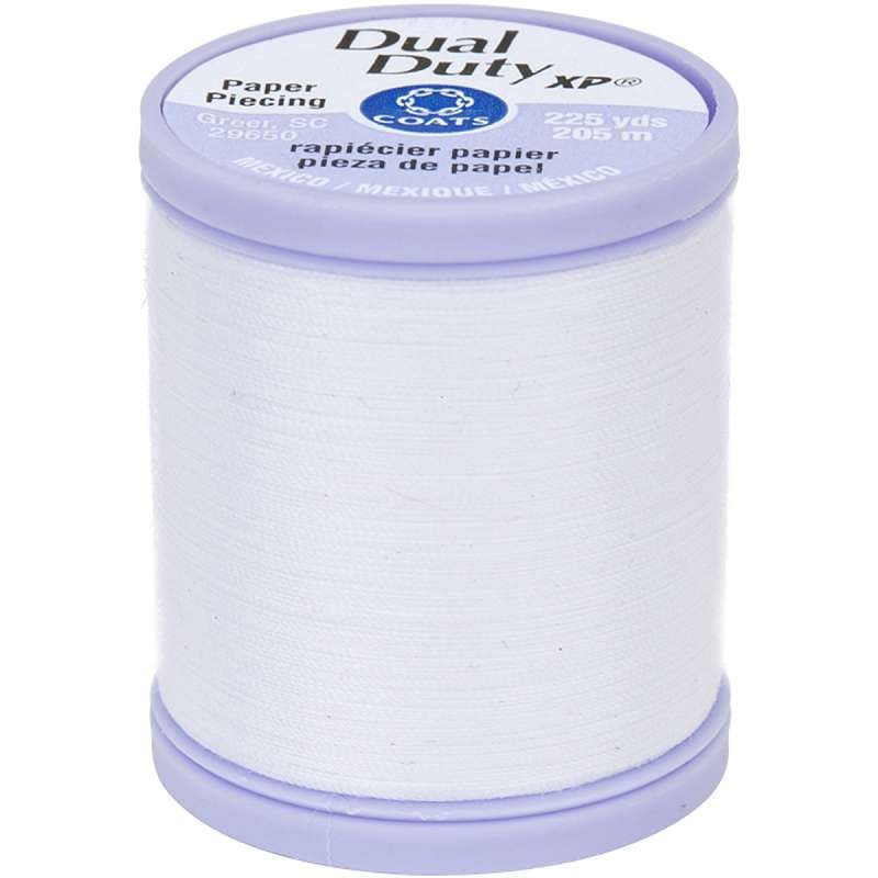 Dual Duty XP Paper Piecing Thread 225yd White
