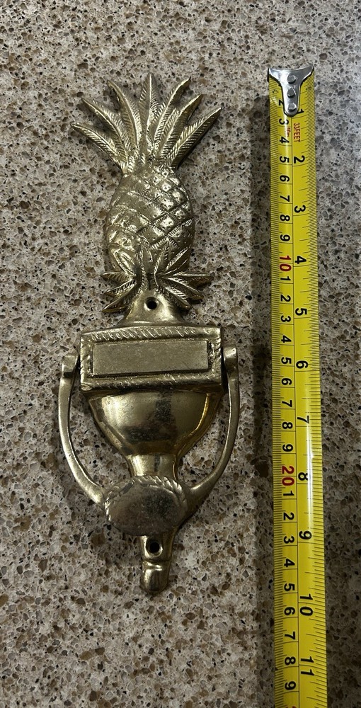 BRASS PINEAPPLE  DOOR KNOCKER