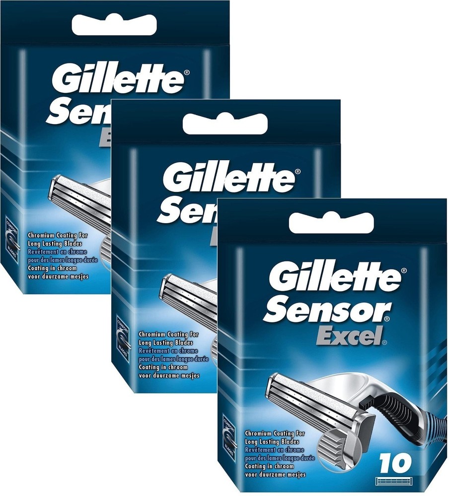50 x Gillette Sensor Excel Refill Razor Blade Cartridges