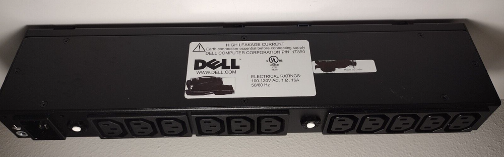 IBM Power Distribution Rack Mount Strip & Dell High Leakage Current (UNTESTED)