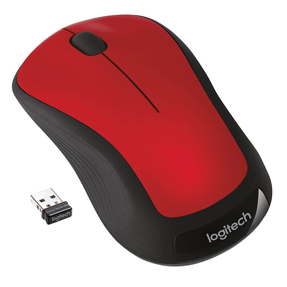 Logitech M310 Wireless Ambidextrous Optical Mouse Red