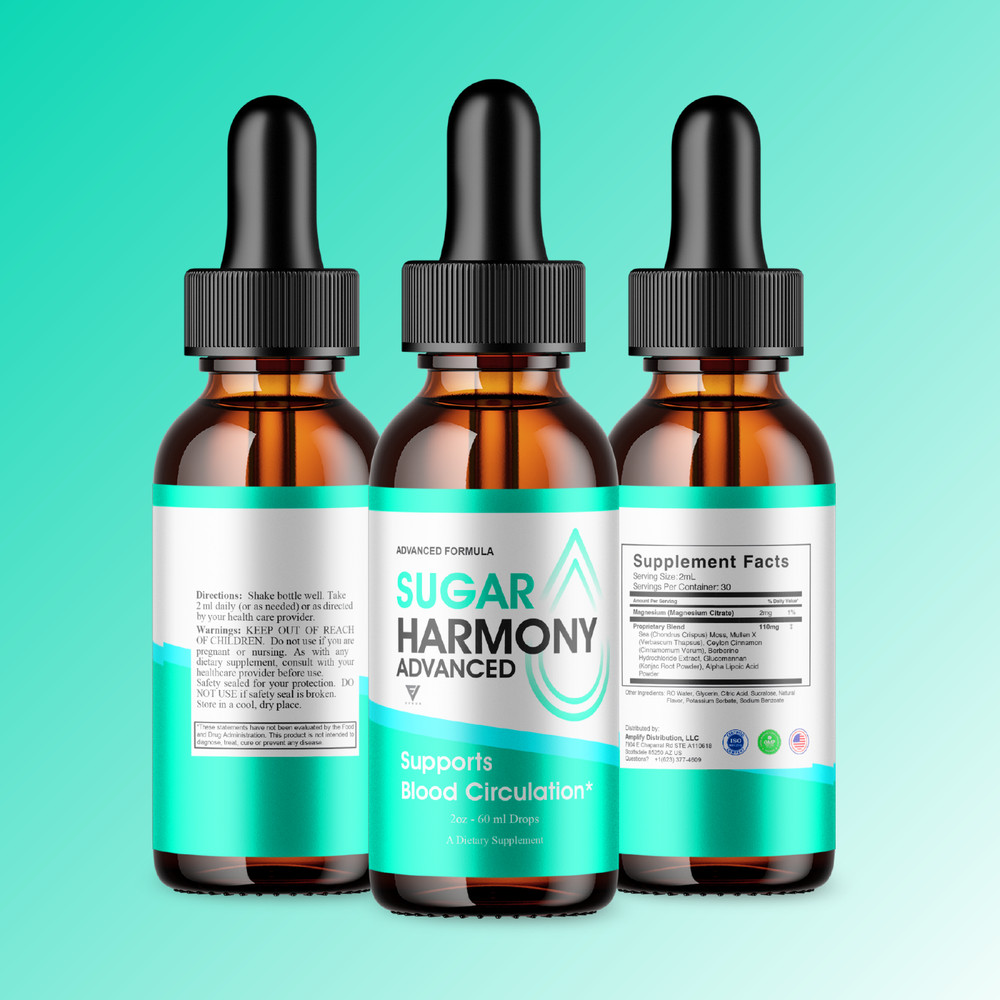 Sugar Harmony Drops, SugarHarmony Maximum Strength Blood Support (2oz)