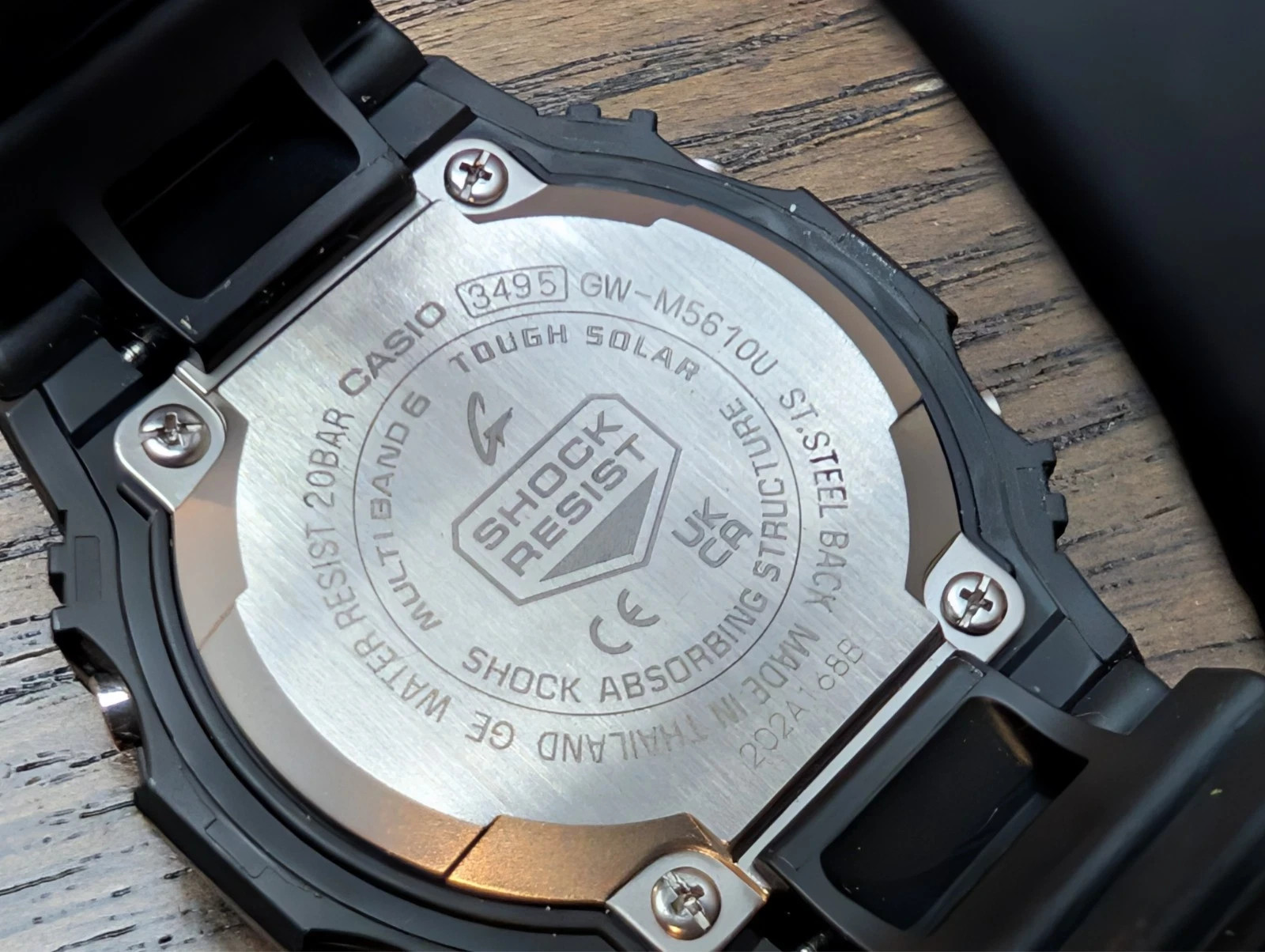 Casio G-Shock GW-M5610U Tough Solar Men's Watch Atomic Multiband 6 GW-M5610U-1