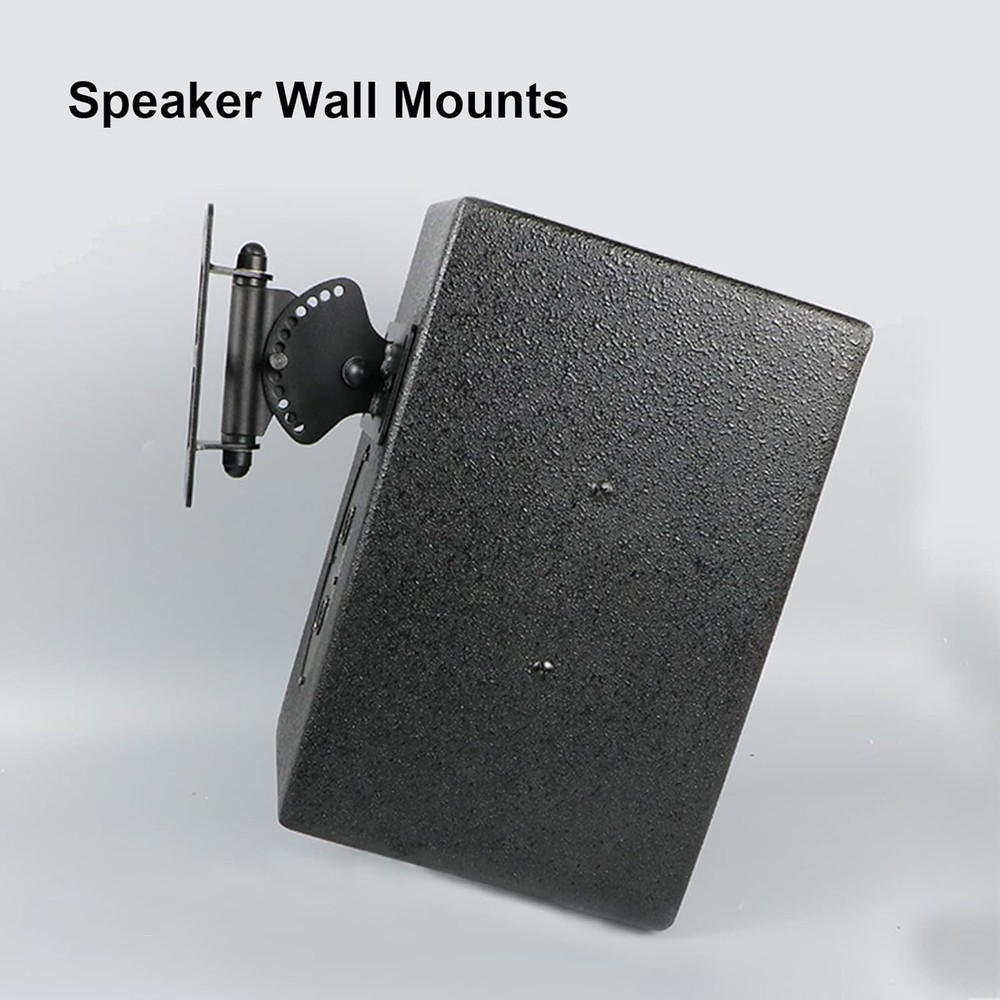 Heavy Duty Speaker Wall Mount, Mount Wall，Speaker Black