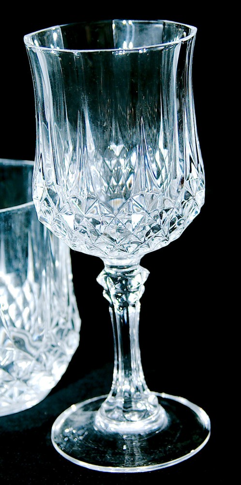 Cristal D'Arques Longchamp (clear) 5 Piece Place Setting (EUC)