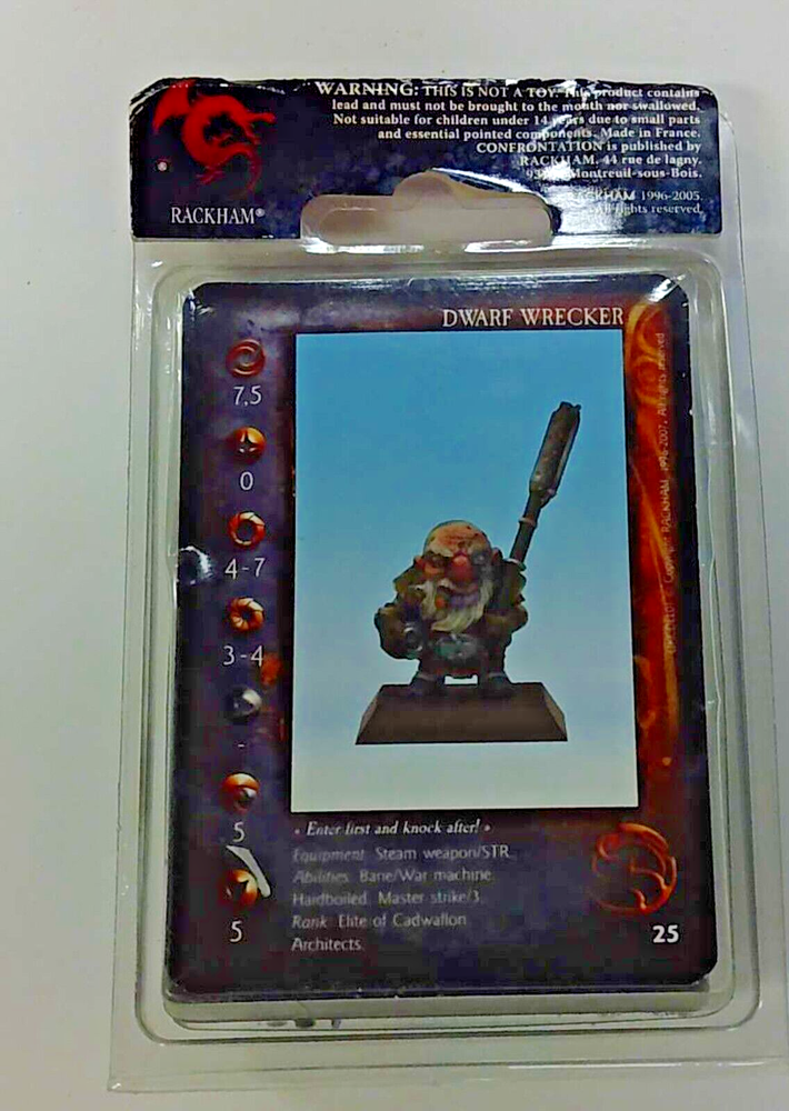 RACKHAM Confrontation: Dwarf Wrecker CDEL01