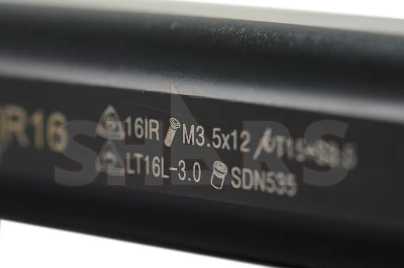 Shars 1" RH Indexable Threading Boring Bar IR16 Insert Cert Save $51.90 P]
