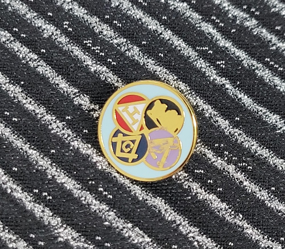 Masonic York Rite Lapel Pin