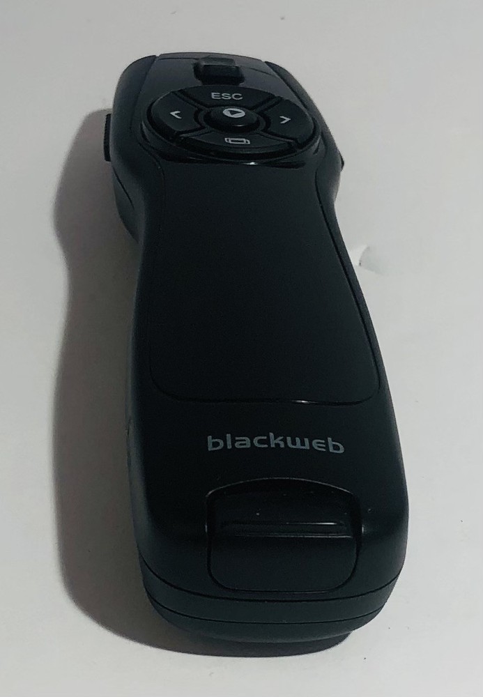 blackweb Wireless Presenter Pointer 2.4GHz USB Receiver 8 Buttons BWA18H0013