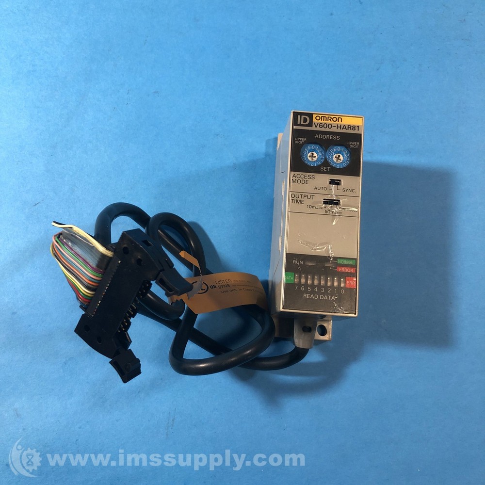 Omron V600-HAR81 ID Reader Amplifier FNIP