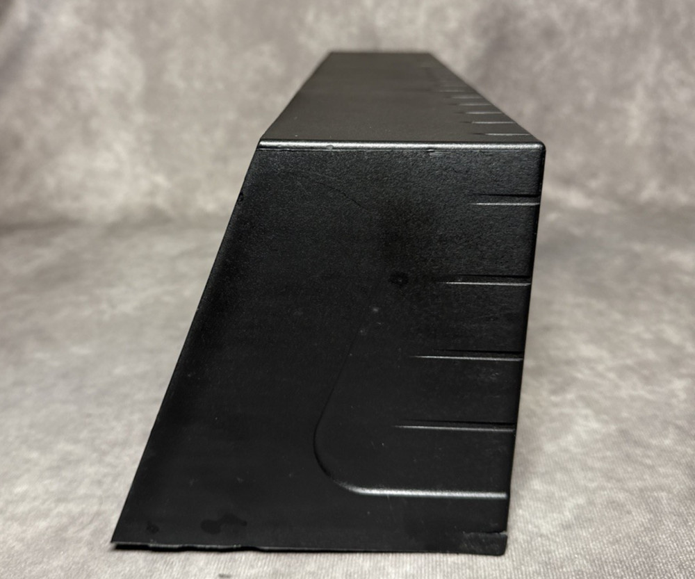 Laserline 30 CD Storage Rack Wall/Table Top Stackable Vintage Black Plastic