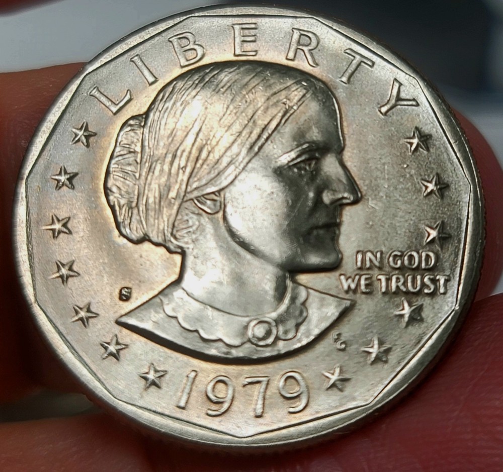 1979 S SUSAN B ANTHONY Dollar Toned